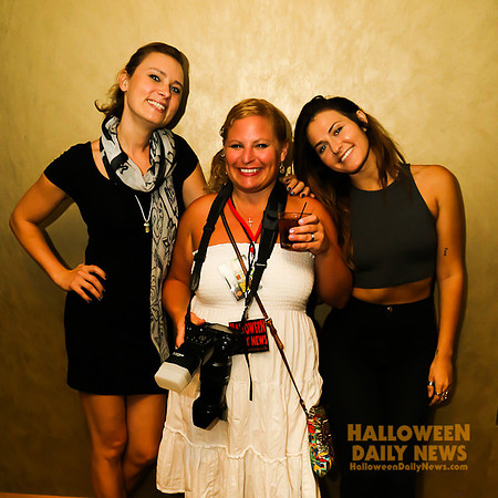 Kristina Klebe and Scout Taylor-Compton with HDN's Sue Artz