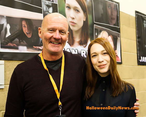 James Jude Courtney and Rhian Rees