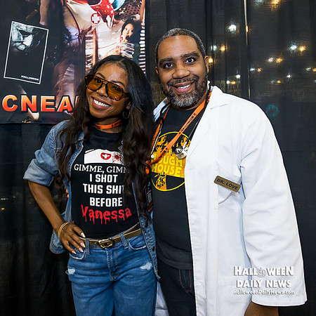 Carmela McNeal and Michael Smallwood (photo by Halloween Daily News)