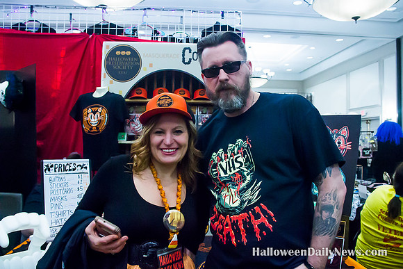 HDN's Sue Artz with Halloween Preservation Society