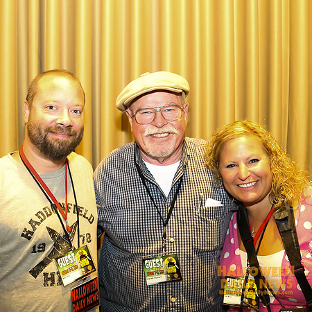 Charles Cyphers with HDN's Matt and Sue Artz