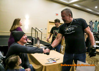 James Jude Courtney meeting Kane Hodder for the first time