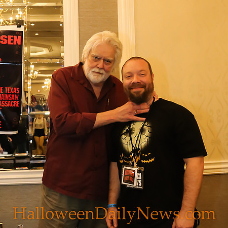 Gunnar Hansen with HDN's Matt Artz