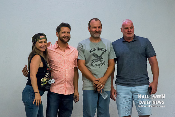 Danielle Harris, Danny Pintauro, Danny Lloyd, Harvey Stephens (photo by Halloween Daily News)