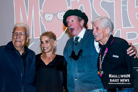 Tom Atkins, Stacey Nelkin, Tommy Lee Wallace, Dick Warlock (photo by Halloween Daily News)