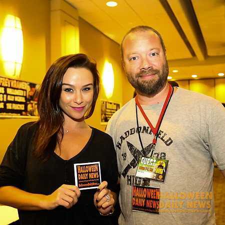 Danielle Harris with HDN's Matt Artz