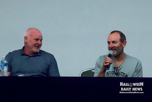 Harvey Stephens, Danny Lloyd (photo by Halloween Daily News)