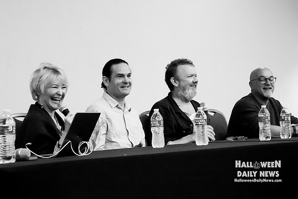 Dee Wallace, Henry Thomas, Robert MacNaughton, K.C. Martel (photo by Halloween Daily News)