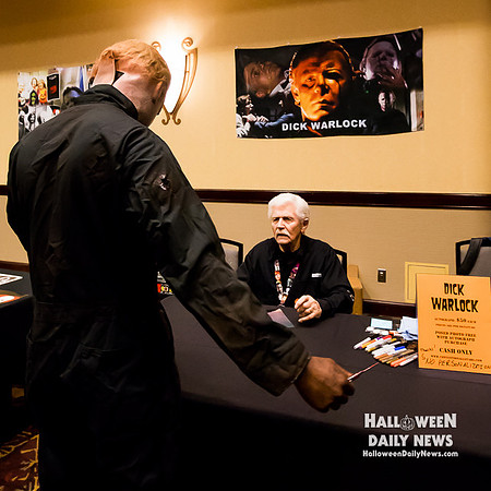 Dick Warlock (photo by Halloween Daily News)