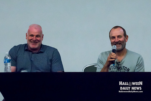 Harvey Stephens, Danny Lloyd (photo by Halloween Daily News)
