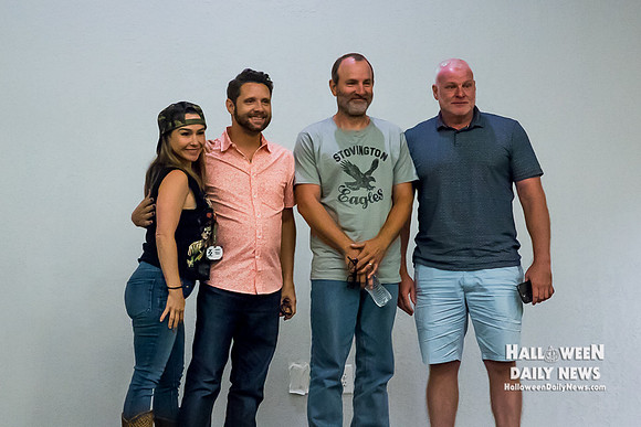 Danielle Harris, Danny Pintauro, Danny Lloyd, Harvey Stephens (photo by Halloween Daily News)