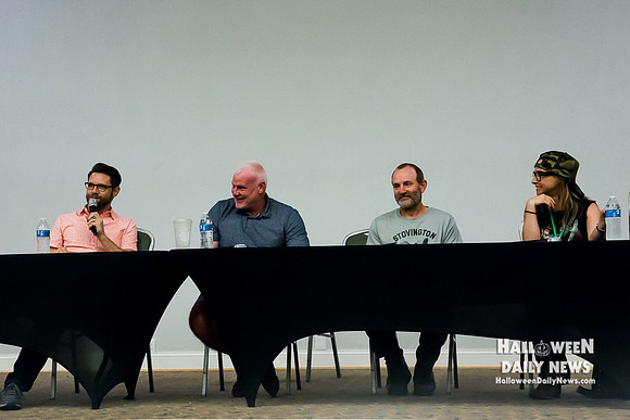 Danny Pintauro, Harvey Stephens, Danny Lloyd, Danielle Harris (photo by Halloween Daily News)